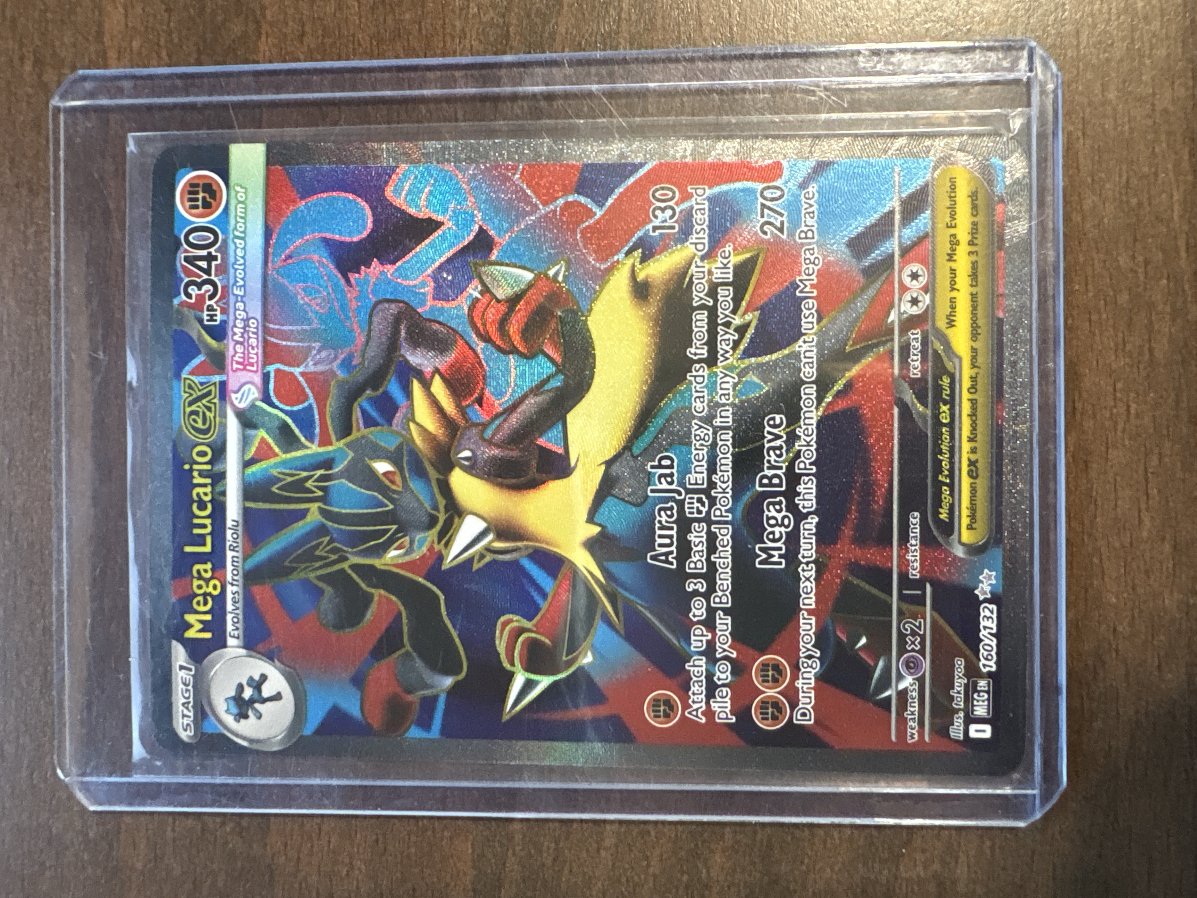 Mega Lucario EX Ultra Rare (160) 2025 Pokemon Meg EN-Mega